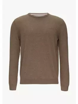 Пуловер sOliver Strick langarm, коричневый