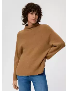 Пуловер sOliver Strick langarm, коричневый