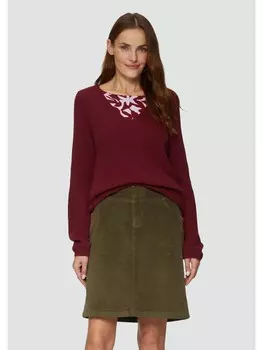 Пуловер sOliver Strick langarm, красный