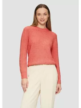 Пуловер sOliver Strick langarm, оранжевый