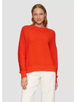 Пуловер sOliver Strick langarm, оранжевый