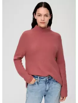 Пуловер sOliver Strick langarm, розовый