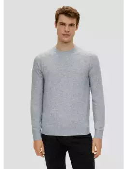 Пуловер sOliver Strick langarm, серый