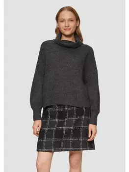 Пуловер sOliver Strick langarm, серый