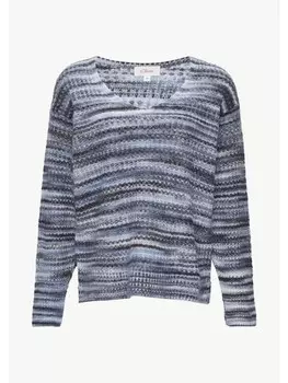 Пуловер sOliver Strick langarm, синий