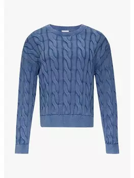 Пуловер sOliver Strick langarm, синий