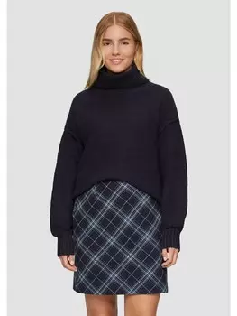 Пуловер sOliver Strick langarm, синий