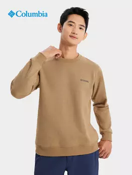 Пуловер спортивный Columbia с круглым вырезом, светло-коричневый