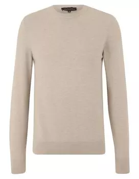 Пуловер Steffen Klein Rundhals, бежевый