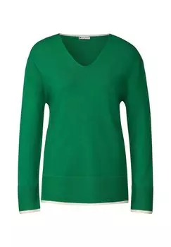 Пуловер Street One, цвет Brisk Green