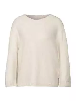 Пуловер Street One, цвет cream white melange