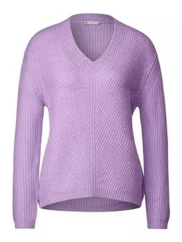 Пуловер Street One, цвет soft pure lilac melange