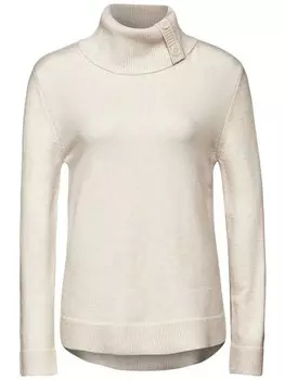 Пуловер Street One Pullover, цвет cream white melange