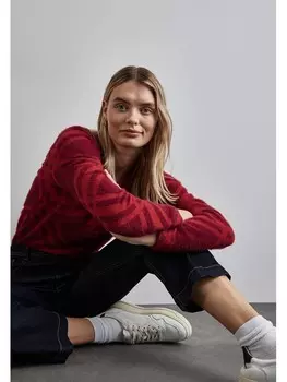 Пуловер Street One Pullover, красный
