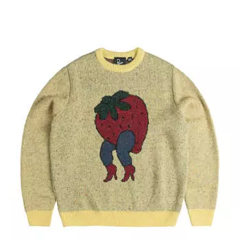 Пуловер Stupid Strawberry Knitted Pullover By Parra, желтый