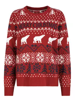 Пуловер Sublevel Pullover, красный