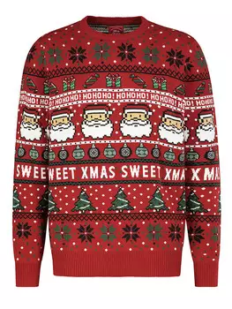 Пуловер Sublevel Pullover, красный