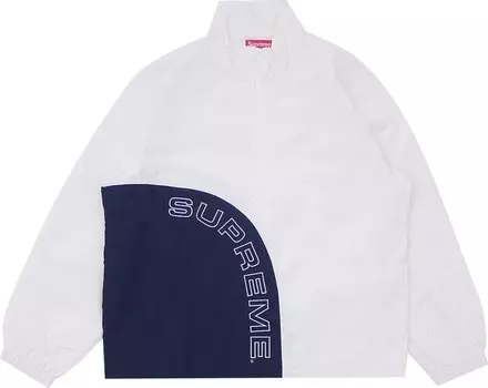 Пуловер Supreme Corner Arc Half Zip Pullover 'White', белый