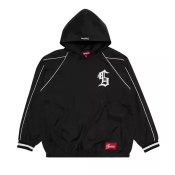 Пуловер Supreme Hooded Warm Up Pullover, черный