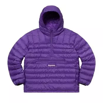 Пуловер Supreme Micro Down Half Zip Hooded Pullover 'Purple', фиолетовый