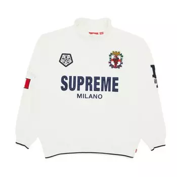Пуловер Supreme Milano Half Zip Pullover 'White', белый