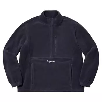 Пуловер Supreme Polartec Half Zip Pullover Navy, синий