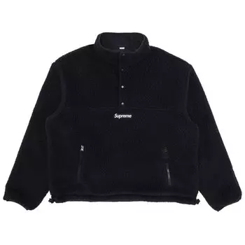 Пуловер Supreme Polartec Shearling Reversible Pullover, черный
