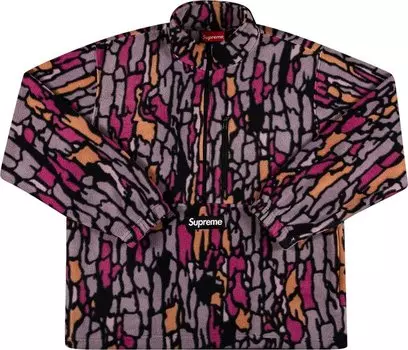 Пуловер Supreme x Polartec Half Zip Pullover 'Purple Treebark Camo', разноцветный
