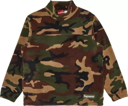 Пуловер Supreme x Polartec Mock Neck Pullover 'Woodland Camo', разноцветный