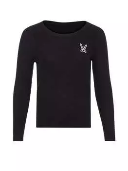 Пуловер sweeties by leo, черный