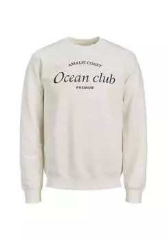 Пуловер свитшот Ocean Club Jack & Jones, белый