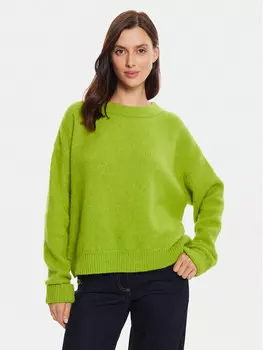 Пуловер свободного кроя American Vintage, зеленый