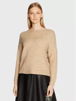 Пуловер свободного кроя B.Young, бежевый