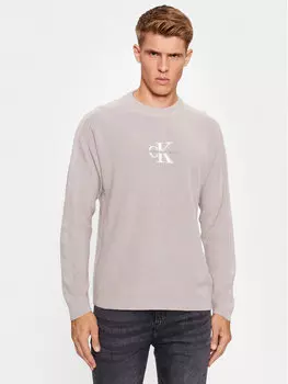 Пуловер свободного кроя Calvin Klein, серый
