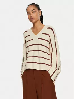 Пуловер свободного кроя Gestuz, бежевый