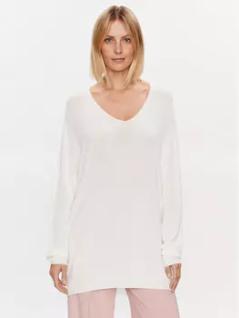 Пуловер свободного кроя Kontatto, экрю