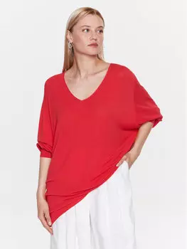 Пуловер свободного кроя Kontatto, черный