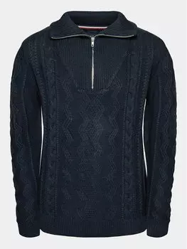 Пуловер свободного кроя Lindbergh, синий