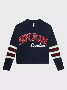 Пуловер свободного кроя Pepe Jeans, синий