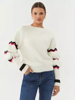 Пуловер свободного кроя Silvian Heach, экрю