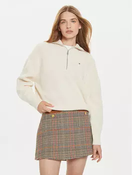 Пуловер свободного кроя Tommy Hilfiger, экрю