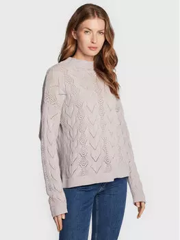 Пуловер свободного кроя United Colors Of Benetton, бежевый