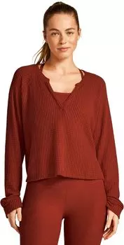 Пуловер свободного стиля Beyond Yoga, цвет Red Sand