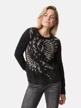 Пуловер TAIFUN, черный