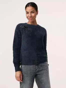 Пуловер TAIFUN, черный