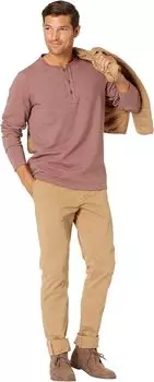 Пуловер Taylor Stitch The Heavy Bag Henley, бордовый