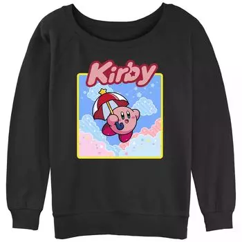 Пуловер Терри с напуском для Nintendo Kirby Flying с зонтиком для юниоров Licensed Character