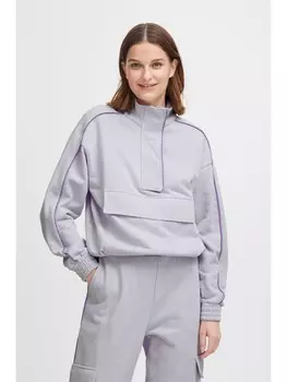 Пуловер TheJoggConcept. Troyer JCSAKI COLLAR SWEATSHIRT- 22800440, фиолетовый