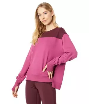 Пуловер THRIVE SOCIETE, Color-Block High-Low Hem