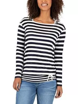 Пуловер Timezone, цвет dunkelblau/wei